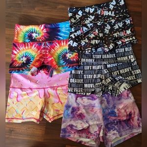 5 pairs athletic shorts